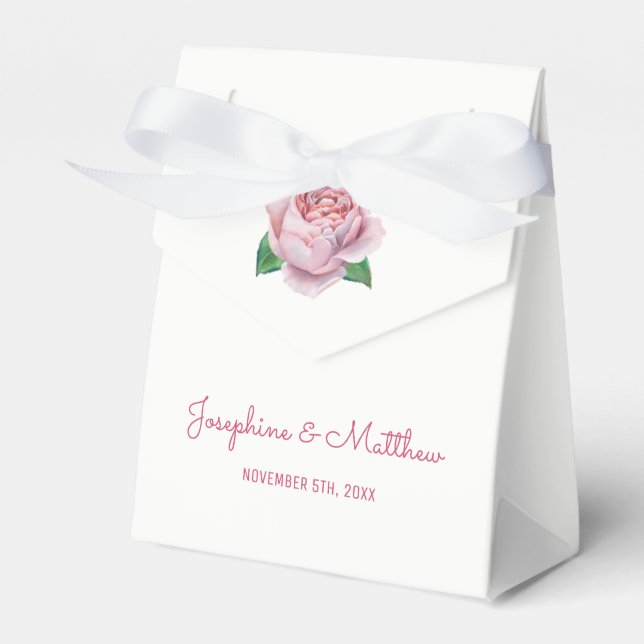 Rosenhochzeit Geschenkschachtel (Vorderseite)