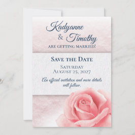 Rosenhochzeit Save The Date