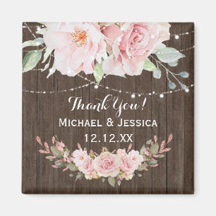 Rosenholz Rustikale Lichter Magnet