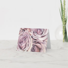 Rosenkarte Dankeskarte