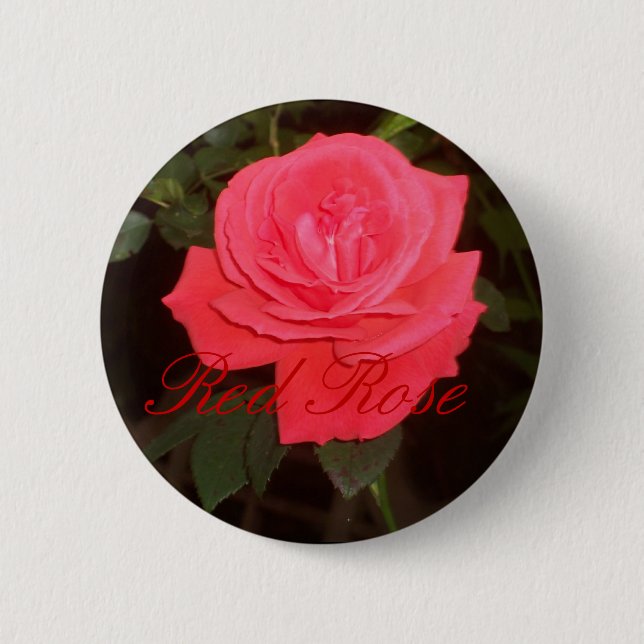 Rosenknopf Button (Vorderseite)