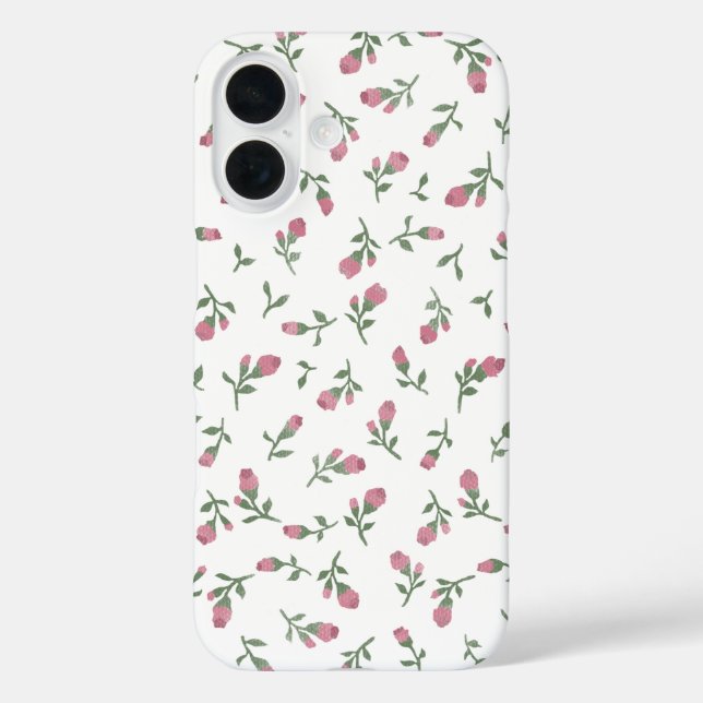 Rosenknospe Phone Case (Rückseite)