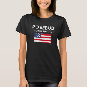 Rosenknospe South Dakota USA Staat America Travel  T-Shirt