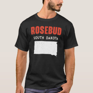 Rosenknospe South Dakota USA Staat America Travel  T-Shirt