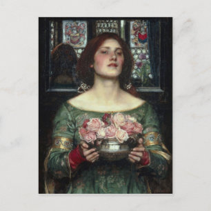 Rosenknospe von John William Waterhouse Postkarte