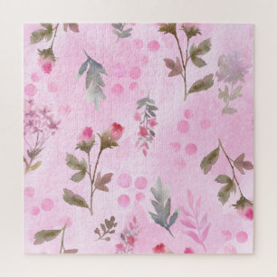 Rosenknospen, Punkte: Sommerblumen. Puzzle