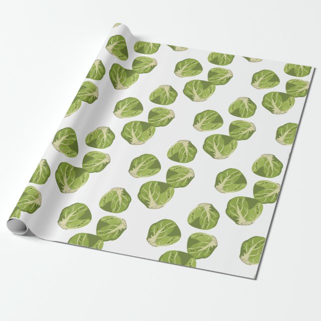 Rosenkohl Geschenkpapier (Ungerollt)