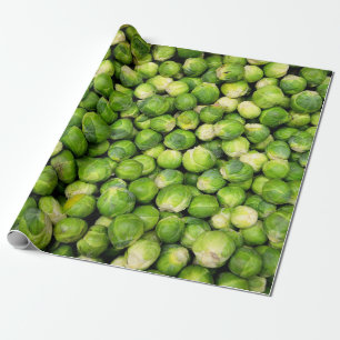 Rosenkohl Grünes Gemüse Spaß Geschenkpapier