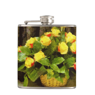 Rosenkörbe Flachmann