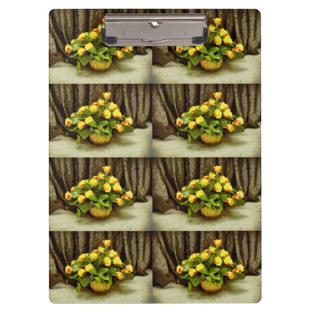 Rosenkörbe Klemmbrett (Vorderseite)