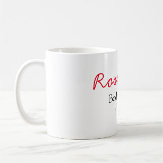 Rosenkörperbutter fügen Sie Ihren Text Namen benut Kaffeetasse