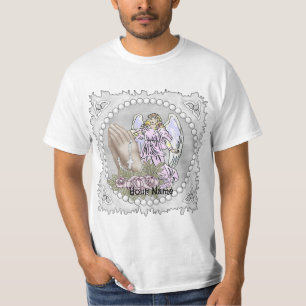 Rosenkranz betender Engel T-Shirt