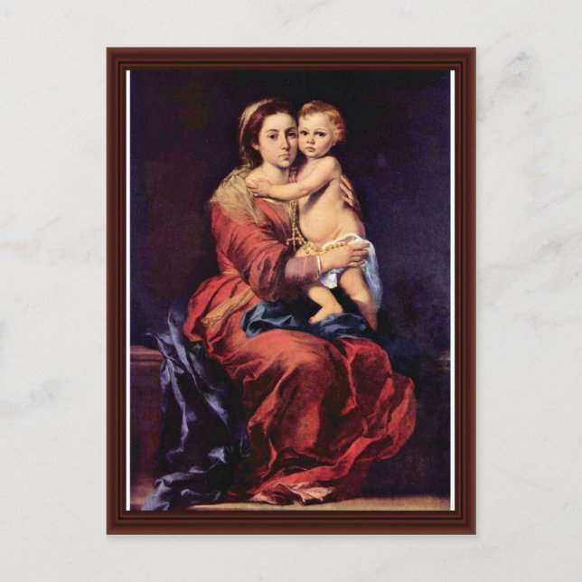 Rosenkranz Postkarte (Vorderseite)