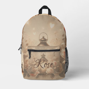 Rosenlaternen-Glühbouquet Bedruckter Rucksack