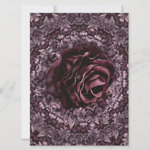 Rosenmandala  einladung