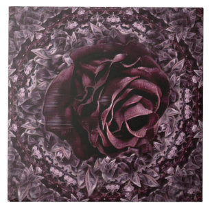 Rosenmandala  fliese