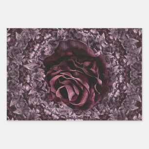 Rosenmandala  geschenkpapier set