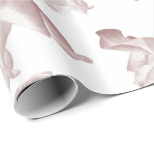 Rosenmuster Geschenkpapier