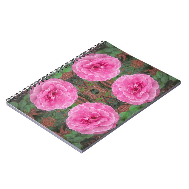Rosenmuster Notizblock (Linke Seite)