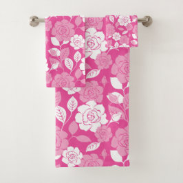 ROSENMUSTER (ROSA) BADHANDTUCH SET