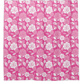 ROSENMUSTER (ROSA) DUSCHVORHANG