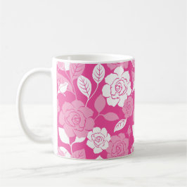ROSENMUSTER (ROSA) KAFFEETASSE