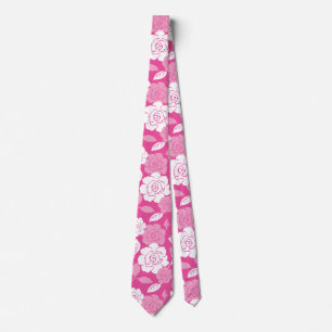 ROSENMUSTER (ROSA) KRAWATTE