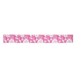 ROSENMUSTER (ROSA) SATINBAND