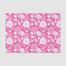 ROSENMUSTER (ROSA) SEIDENPAPIER