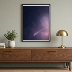 Rosennebel-Kometen-Kunstprint Poster