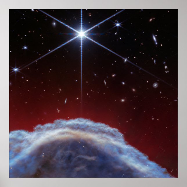 Rosennebel (NIRCam-Bild) Poster (Vorne)