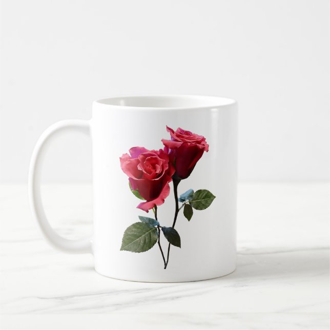 Rosenpaar Kaffeetasse (Links)
