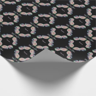 Rosenpaare Abstrakt Personalisiert Geschenkpapier