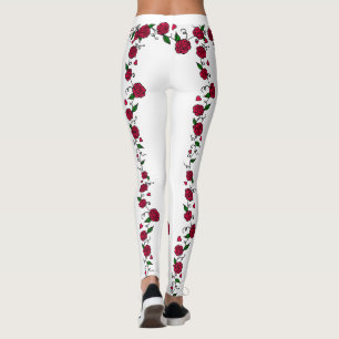Rosenreben-Tattoo-Leggings Leggings