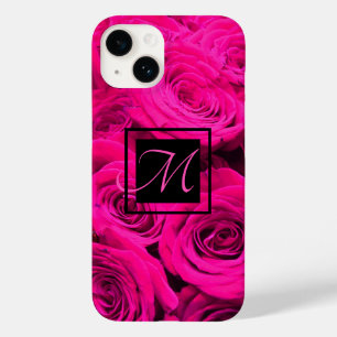 Rosenrosa Blume Rosa Blütengrün Case-Mate iPhone 14 Hülle