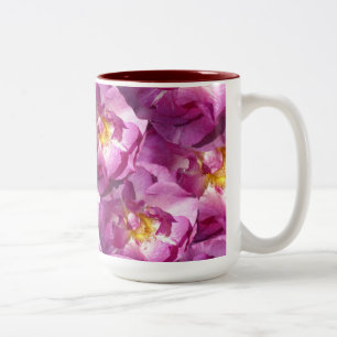 Rosenrosen-Foto, Blütenfrühling Zwei-Tonen-Tasse Zweifarbige Tasse