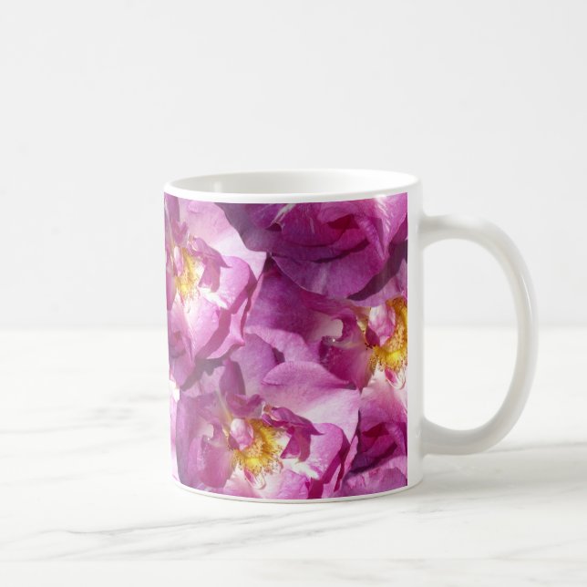 Rosenrosen Foto Klassische Tasse (Rechts)