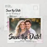 Rosenrosen-Foto Save the Date Hochzeit