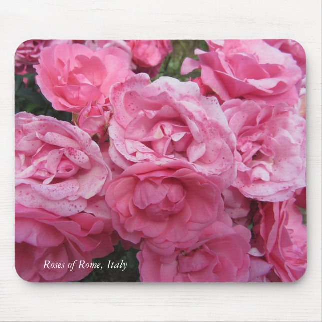 Rosenrosen in Rom, Italien Mousepad (Vorne)