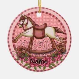 Rosenrosen Rocking Horse Ornament