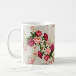 Rosenrosen-Tasse Kaffeetasse