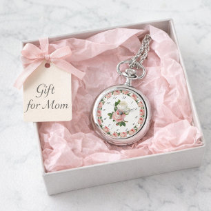 Rosenrosen Vintag Botanische eWatch Armbanduhr