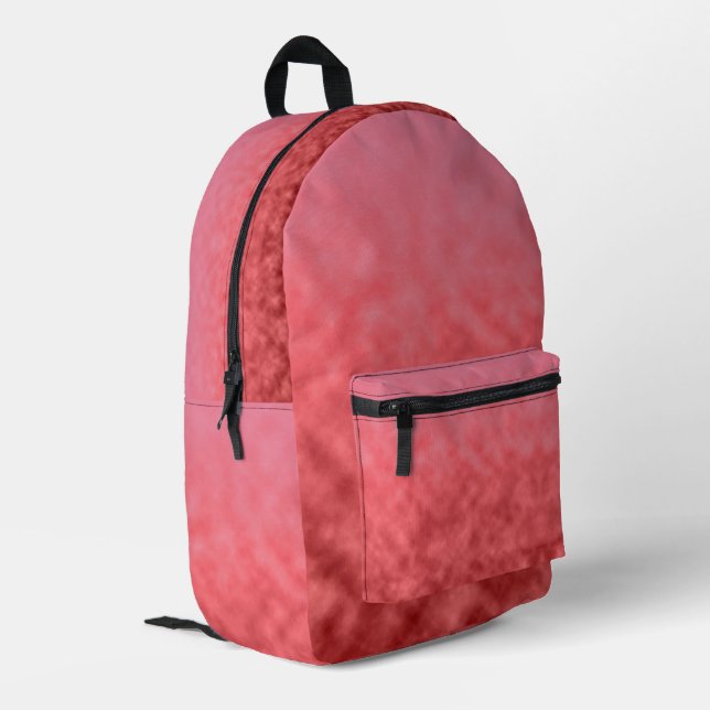 Rosenschleier Bedruckter Rucksack (Rückseitige Ecke links)