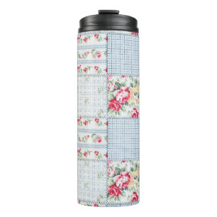 Rosenstoff: Elegantes Hintergrunddesign Thermosbecher