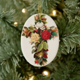 Rosentreuz, viktorianische Ära Illustration Keramik Ornament