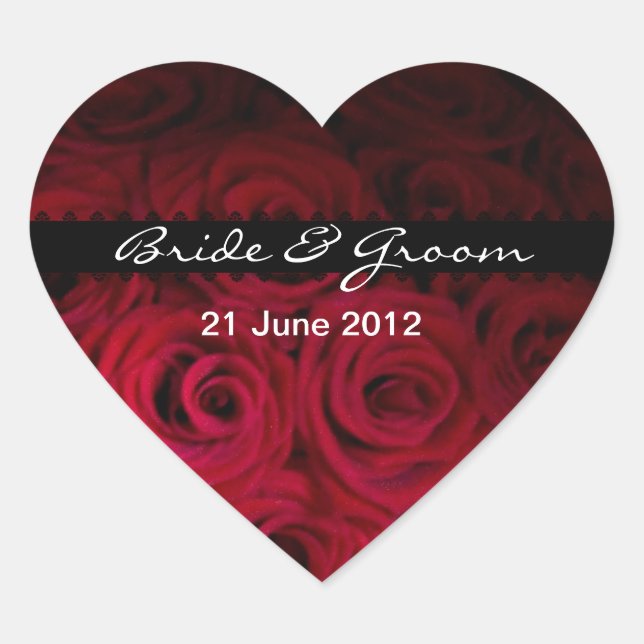 Rosenumschlag-und -bevorzugung Aufkleber (Vorderseite)