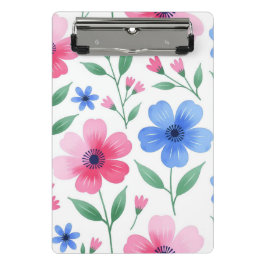Rosenwasser-Blüten-Delight Mini Klemmbrett