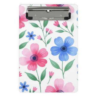 Rosenwasser-Blüten-Delight Mini Klemmbrett