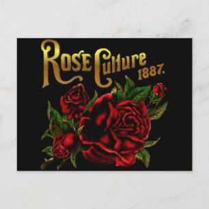 Rosenzucht 1887 postkarte