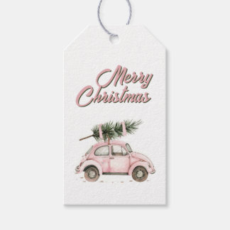 Roser Käferwagen mit Weihnachtsbaum Geschenkanhänger